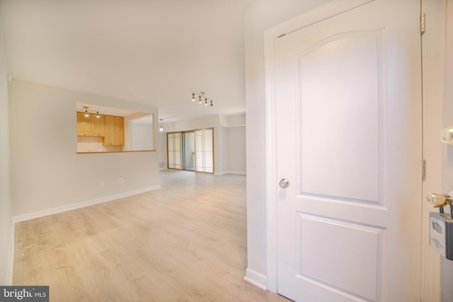6305 Hil Mar Dr Unit 2-9, District Heights, MD 20747 - corridor with light wood-type flooring and baseboards