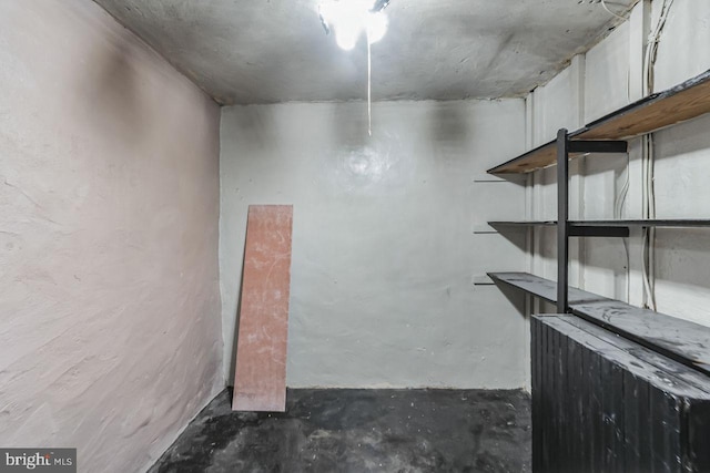 view of storage room