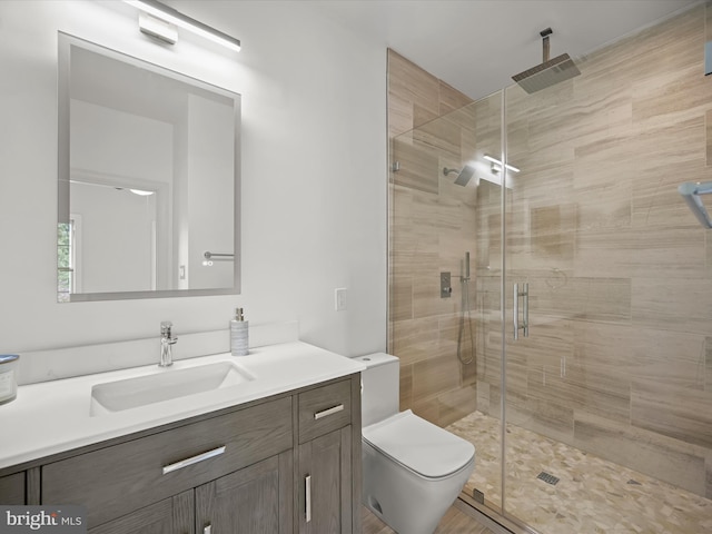 720 Cyprian Ct, Gambrills, MD 21054 - full bath featuring vanity, a shower stall, and toilet