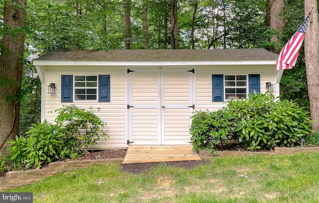 9150 Sparkling Pl, Charlotte Hall, MD 20622 - view of shed