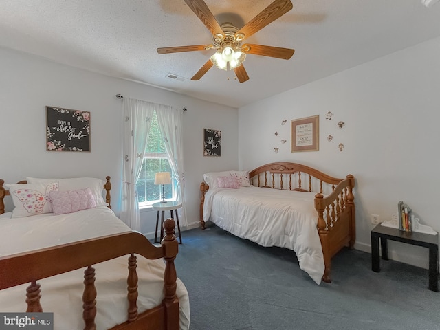 9150 Sparkling Pl, Charlotte Hall, MD 20622 - carpeted bedroom featuring a ceiling fan and baseboards