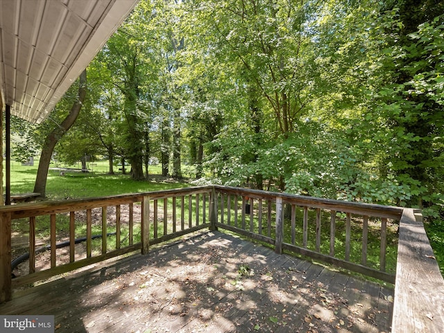 1812 64th Ave, Landover, MD 20785 - view of wooden terrace