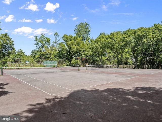 1812 64th Ave, Landover, MD 20785 - view of tennis court featuring view of scattered trees