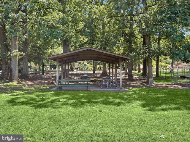 1812 64th Ave, Landover, MD 20785 - view of home's community with a gazebo and a yard
