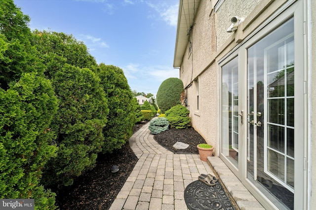 view of patio / terrace with french doors