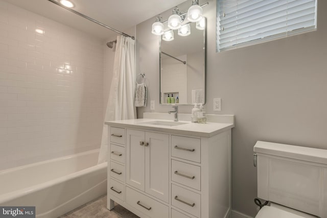 2 Murdock Rd, Baltimore, MD 21212 - bathroom featuring shower / bath combination with curtain, vanity, and toilet