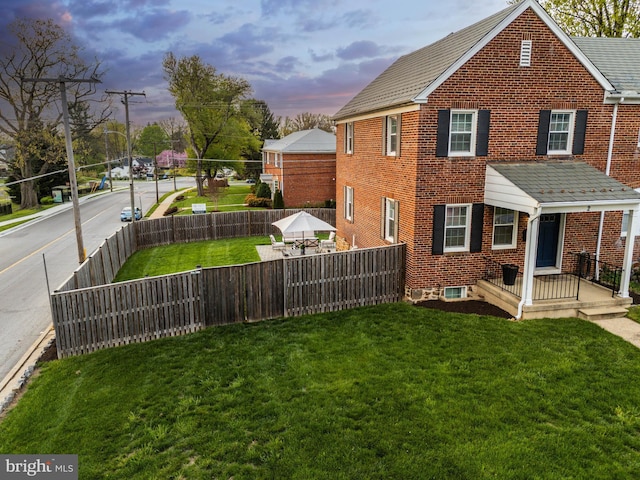 2 Murdock Rd, Baltimore, MD 21212 - property exterior at dusk with brick siding