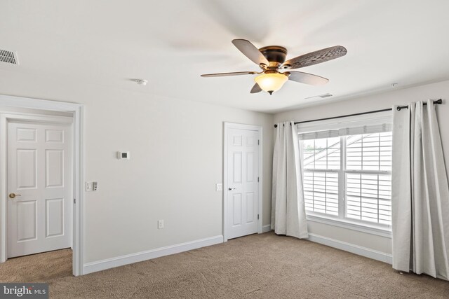 21 Whaleback Ln, Fredericksburg, VA 22406 - unfurnished bedroom with carpet floors, baseboards, and ceiling fan
