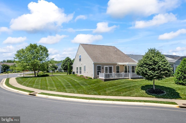 21 Whaleback Ln, Fredericksburg, VA 22406 - cape cod-style house featuring a front yard and roof with shingles
