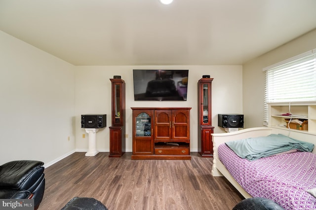 1533 Meadowview Dr, Pottstown, PA 19464 - bedroom with dark wood-style floors and baseboards