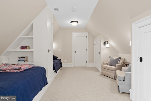 6529 Sothoron Rd, Mclean, VA 22101 - carpeted bedroom featuring lofted ceiling