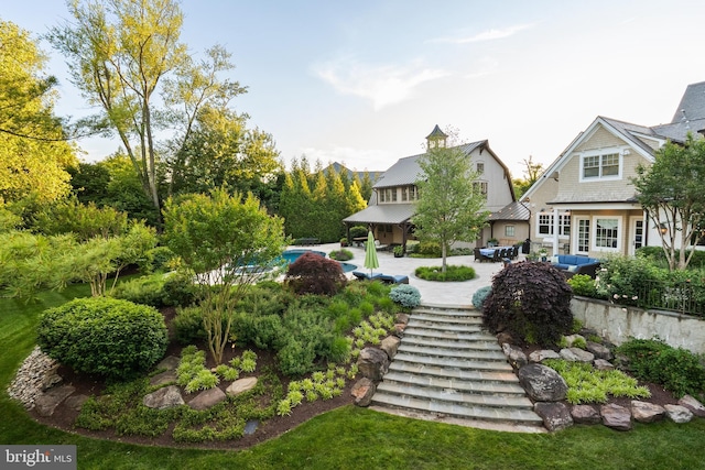 6529 Sothoron Rd, Mclean, VA 22101 - view of yard featuring a patio area and an outdoor pool