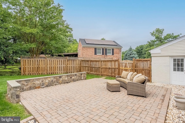 5923 Westridge Ct, Alexandria, VA 22310 - view of patio with an outdoor hangout area
