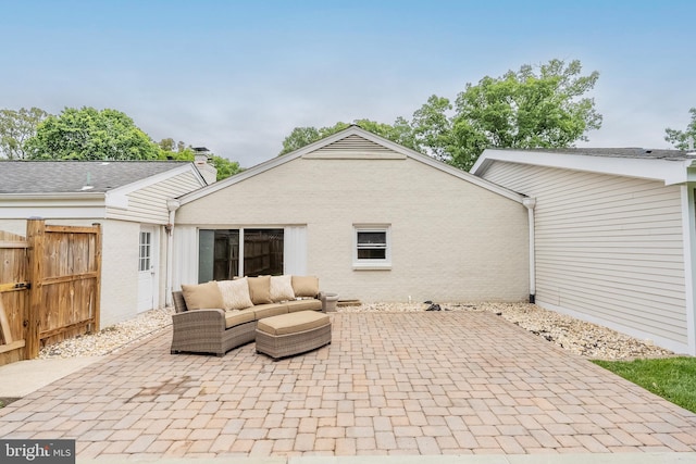 5923 Westridge Ct, Alexandria, VA 22310 - view of patio with an outdoor hangout area