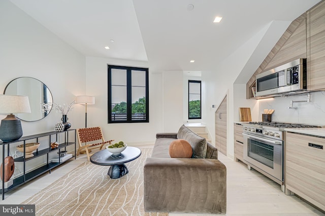 2907 Newark St NW, Washington, DC 20008 - living room featuring recessed lighting