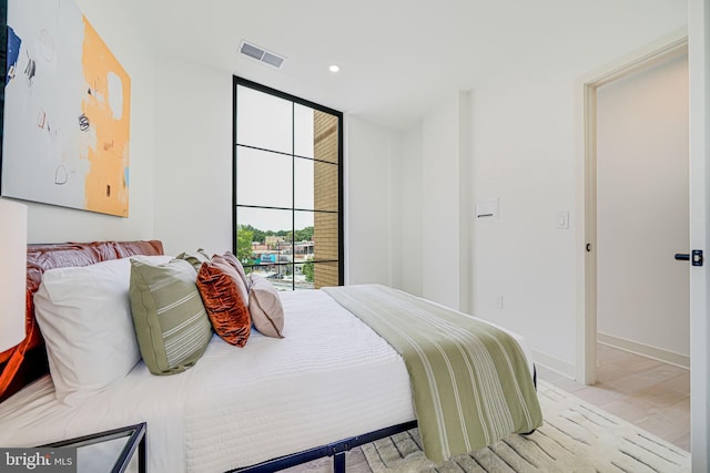 2907 Newark St NW, Washington, DC 20008 - bedroom featuring recessed lighting, light wood finished floors, and baseboards