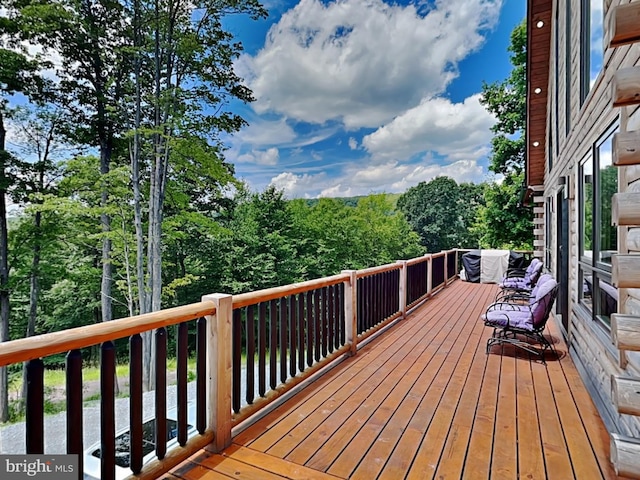 966 Fork Run Trl, Mc Henry, MD 21541 - view of wooden deck