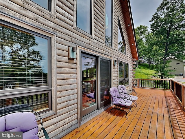 966 Fork Run Trl, Mc Henry, MD 21541 - view of wooden terrace