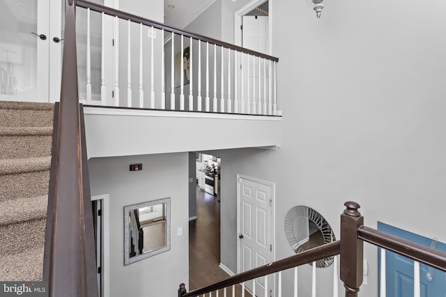 14 Barclay Ct, Bordentown, NJ 08505 - staircase with wood finished floors