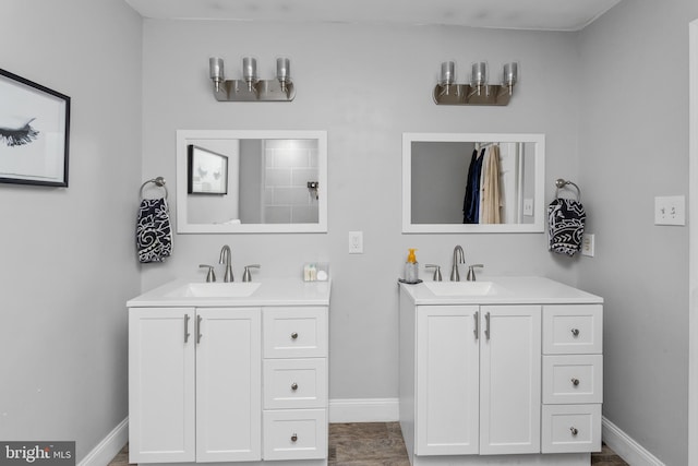 14 Barclay Ct, Bordentown, NJ 08505 - full bathroom with two vanities and baseboards