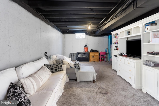 14 Barclay Ct, Bordentown, NJ 08505 - living area featuring light colored carpet