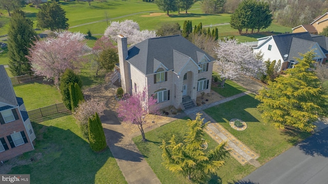 aerial view of property and surrounding area
