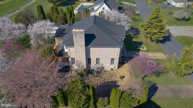 view of subject property