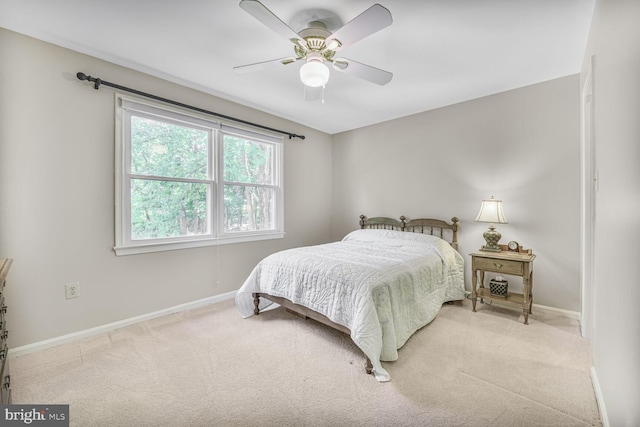 981 Old Holly Dr, Great Falls, VA 22066 - bedroom with carpet, baseboards, and a ceiling fan