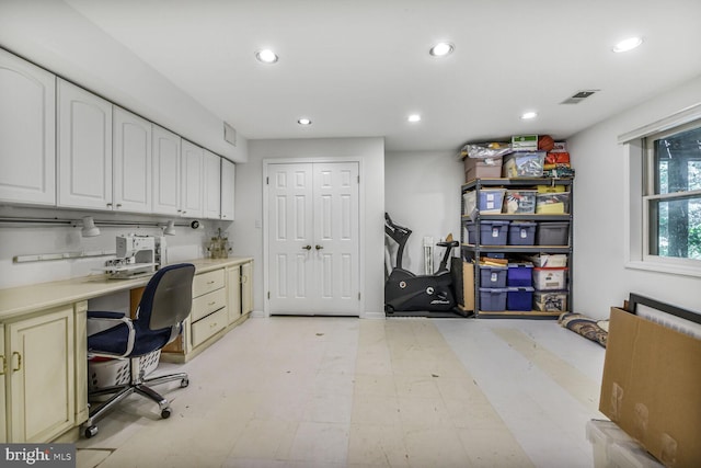 981 Old Holly Dr, Great Falls, VA 22066 - office with recessed lighting and light flooring