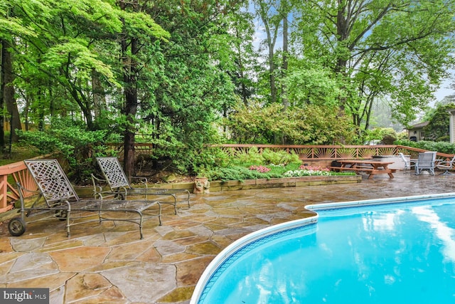 981 Old Holly Dr, Great Falls, VA 22066 - swimming pool featuring a patio