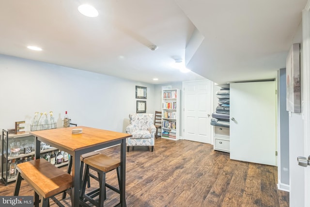 241 Fenwick Rd, Woodstown, NJ 08098 - dining space featuring wood finished floors and recessed lighting