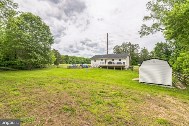 241 Fenwick Rd, Woodstown, NJ 08098 - view of yard with a wooden deck