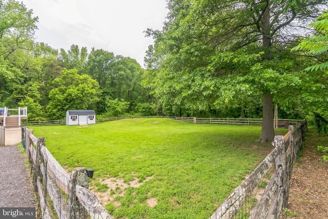 241 Fenwick Rd, Woodstown, NJ 08098 - view of yard with a wooded view