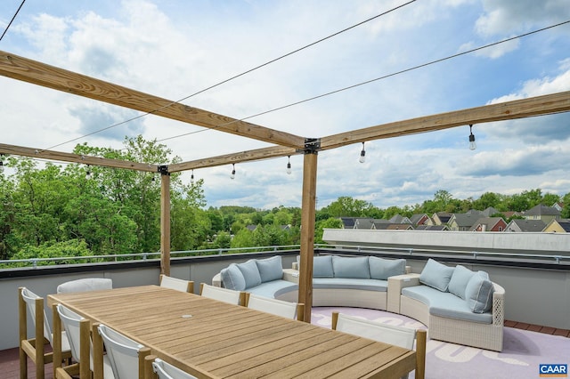 1638 Rialto St, Charlottesville, VA 22902 - view of patio featuring outdoor lounge area and outdoor dining area