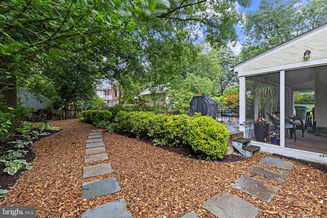 4404 Eastway, Baltimore, MD 21218 - view of yard with a sunroom