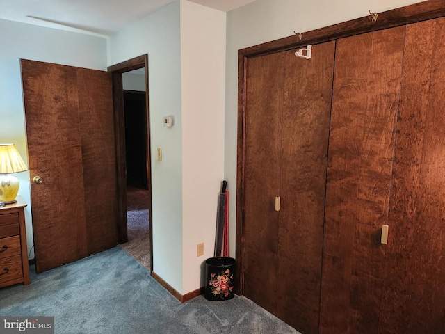 unfurnished bedroom with carpet