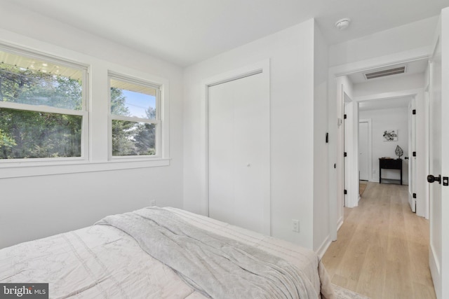214 Dillard Ct, Front Royal, VA 22630 - bedroom featuring light wood-type flooring and a closet
