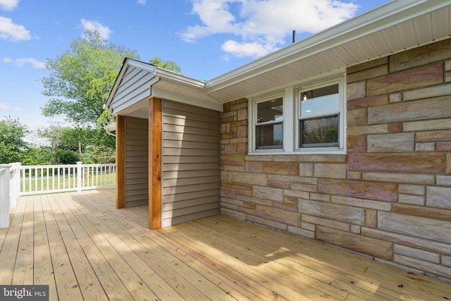 214 Dillard Ct, Front Royal, VA 22630 - view of wooden terrace