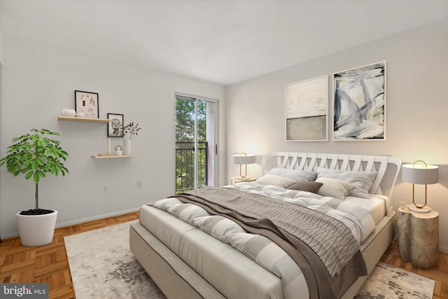 700 7th St SW Unit 507, Washington, DC 20024 - bedroom with access to exterior and baseboards