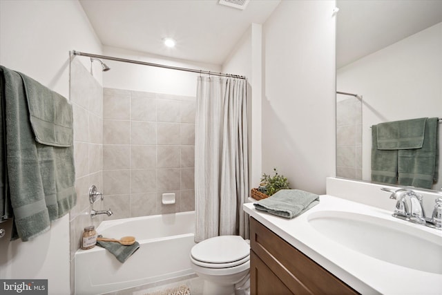 15741 Gardenia Ridge Way, Haymarket, VA 20169 - bathroom with shower / tub combo, vanity, and toilet