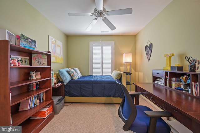 19830 Church St Unit 26, Rehoboth Beach, DE 19971 - bedroom featuring a desk and ceiling fan