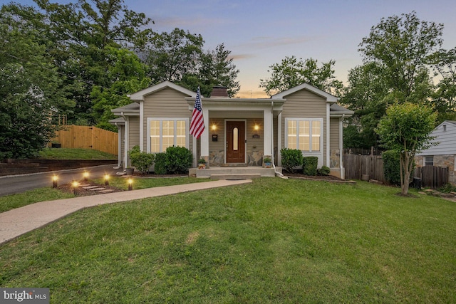 3949 Taney Ave, Alexandria, VA 22304 - ranch-style house featuring a chimney