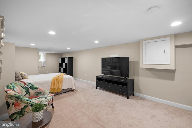 3949 Taney Ave, Alexandria, VA 22304 - bedroom featuring carpet, recessed lighting, and baseboards