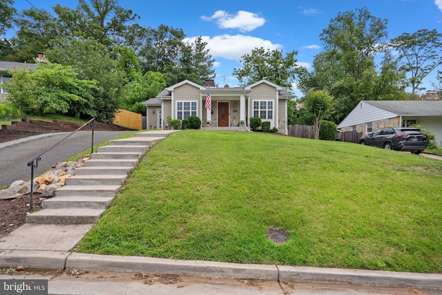 3949 Taney Ave, Alexandria, VA 22304 - ranch-style home with a chimney