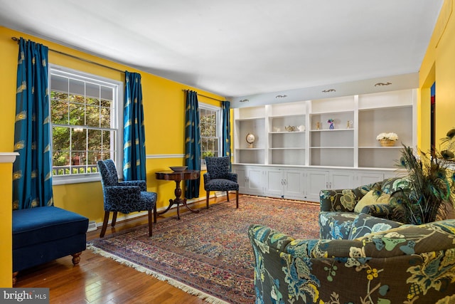 5455 Crowflock Ct, Columbia, MD 21045 - sitting room with hardwood / wood-style floors