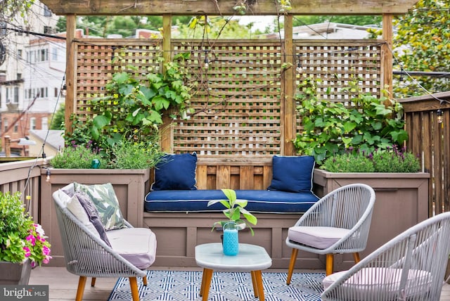 2314 20th St NW, Washington, DC 20009 - view of wooden terrace