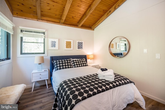636 Paradise Hts, Oakland, MD 21550 - bedroom featuring wood ceiling, wood finished floors, and baseboards