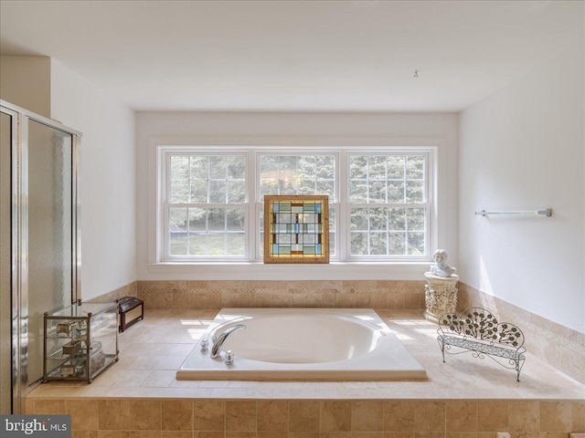 120 Whiteland Hills Cir, Exton, PA 19341 - full bathroom with a bath and a shower with door