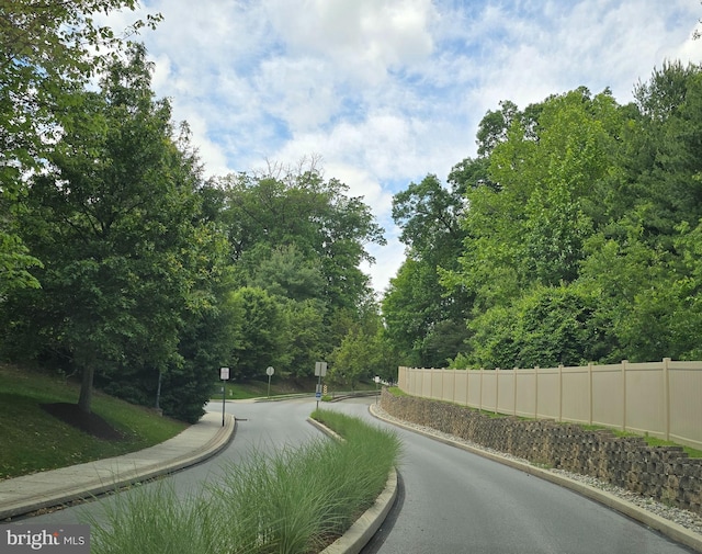 120 Whiteland Hills Cir, Exton, PA 19341 - view of asphalt street with curbs and traffic signs