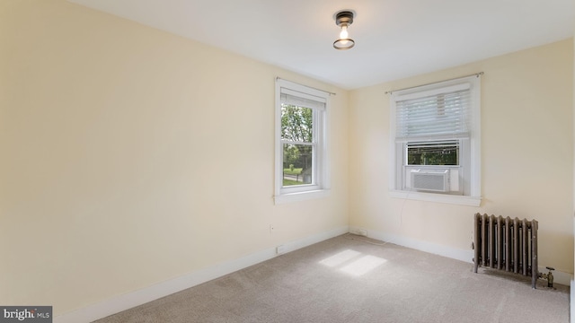 409 W 10th Ave, Conshohocken, PA 19428 - spare room with radiator, carpet, baseboards, and cooling unit